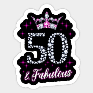 50 And Fabulous 1969 50th Sticker